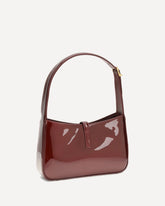 Patent leather Le 5 à 7 Shoulder Bag - BORDEAUX | Base Blu
