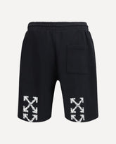 Heraldic Arrow Bermuda Shorts - BLACK | Base Blu