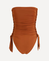 Daylight One-piece Swimsuit - BROWN | Base Blu
