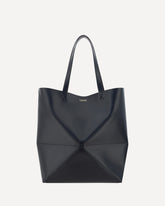 Borsa a Spalla Puzzle XL - NERO | Base Blu