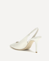 Slingback Love Pumps - WHITE | Base Blu