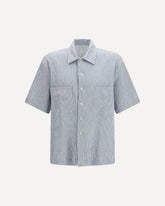 Adam short-sleeved Shirt - LIGHT BLUE | Base Blu