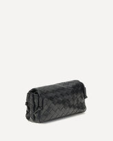 Intrecciato Shoulder Bag - BLACK | Base Blu