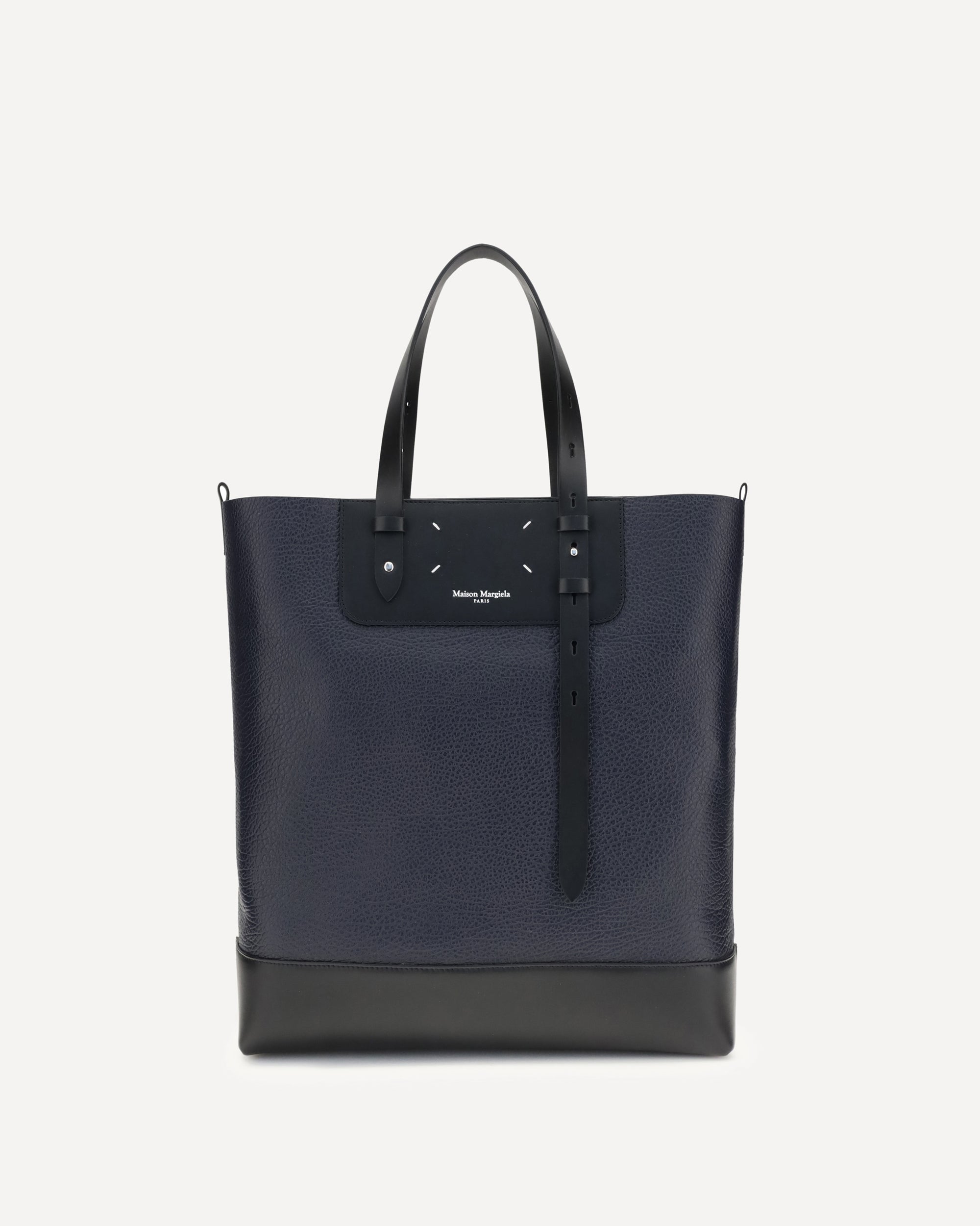 バッグ Maison Margiela cow hide leather totebag MM6 Maison Margiela Leather Tote Bag | Black | FARFETCH