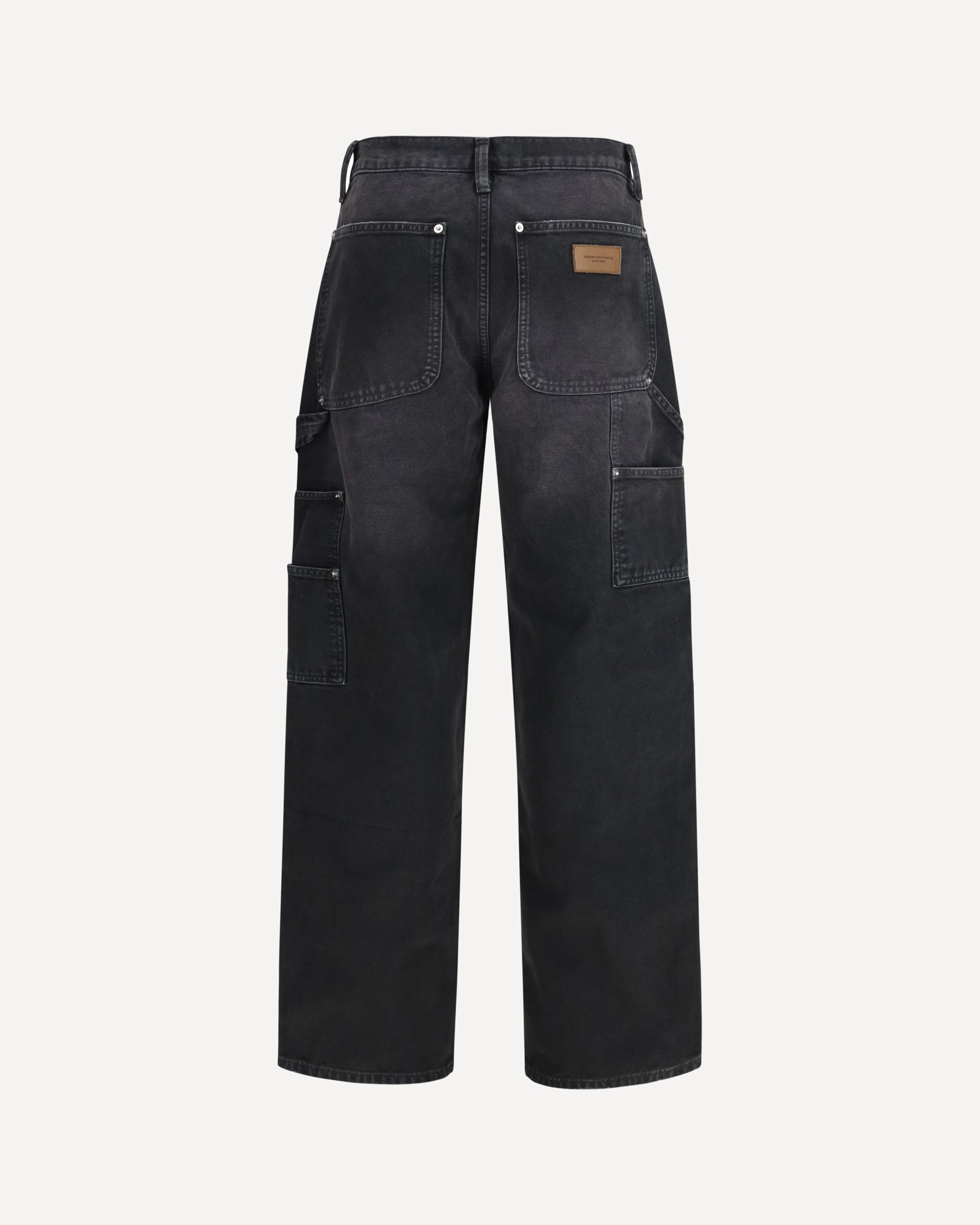 ALEXANDER WANG Zip Carpenter Pants BLACK | Base Blu