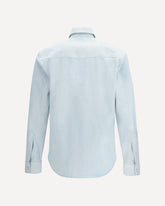 Camicia in denim Western  - AZZURRO | Base Blu