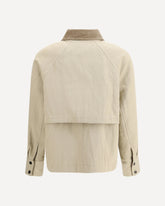 Cotton-linen canvas Jacket - BEIGE | Base Blu
