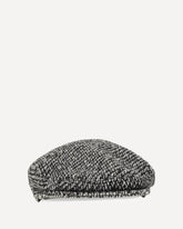 Wool-blend flecked Flat Cap - MULTICOLOUR | Base Blu