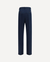 Cotton and cashmere chinos Pants - BLUE | Base Blu
