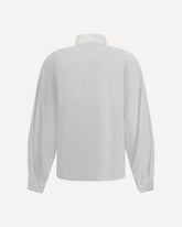 Antonia Ruffle Shirt - WHITE | Base Blu