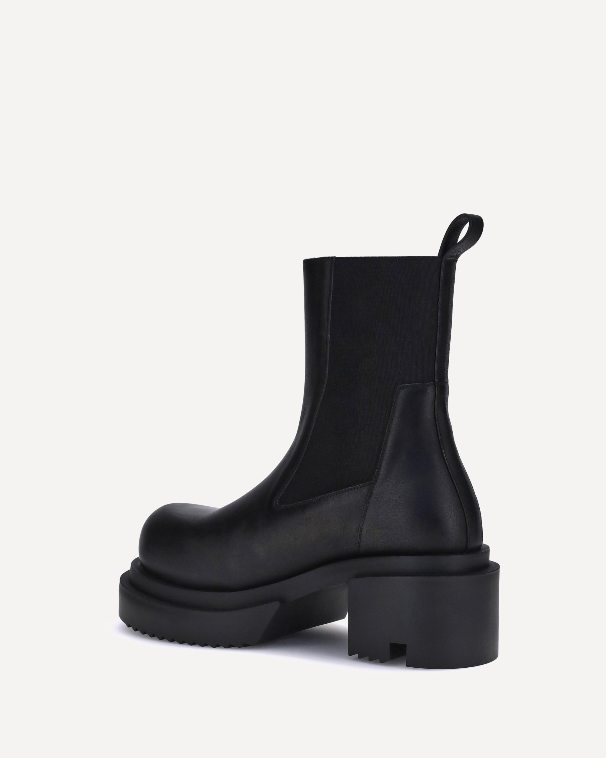 靴 rick owens ankle boots RICK OWENS Beatles Bogun Ankle Boots BLACK | Base Blu