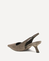 City Slingback Heels - BROWN | Base Blu