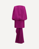 Abito corto off-shoulder - VIOLA | Base Blu