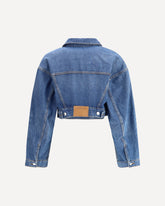 Cropped Denim Jacket - BLUE | Base Blu