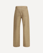 De-Nîmes straight-leg denim Trousers - BEIGE | Base Blu