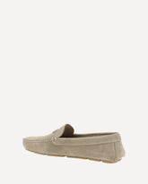 Suede Loafers - BEIGE | Base Blu