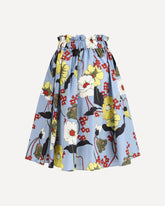 Flared floral midi Skirt - MULTICOLOUR | Base Blu