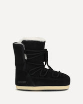Suede and shearling Ankle Boots - BLACK | Base Blu
