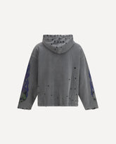 Hoodie with graphic print - GREY | Base Blu