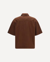 Loewe x Paula’s Ibiza Short-sleeve cotton Shirt - BROWN | Base Blu