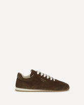 Sneakers in pelle scamosciata - MARRONE | Base Blu