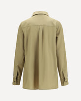 Virgin wool Overshirt - GREEN | Base Blu