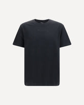 Embroidered logo T-shirt - BLACK | Base Blu