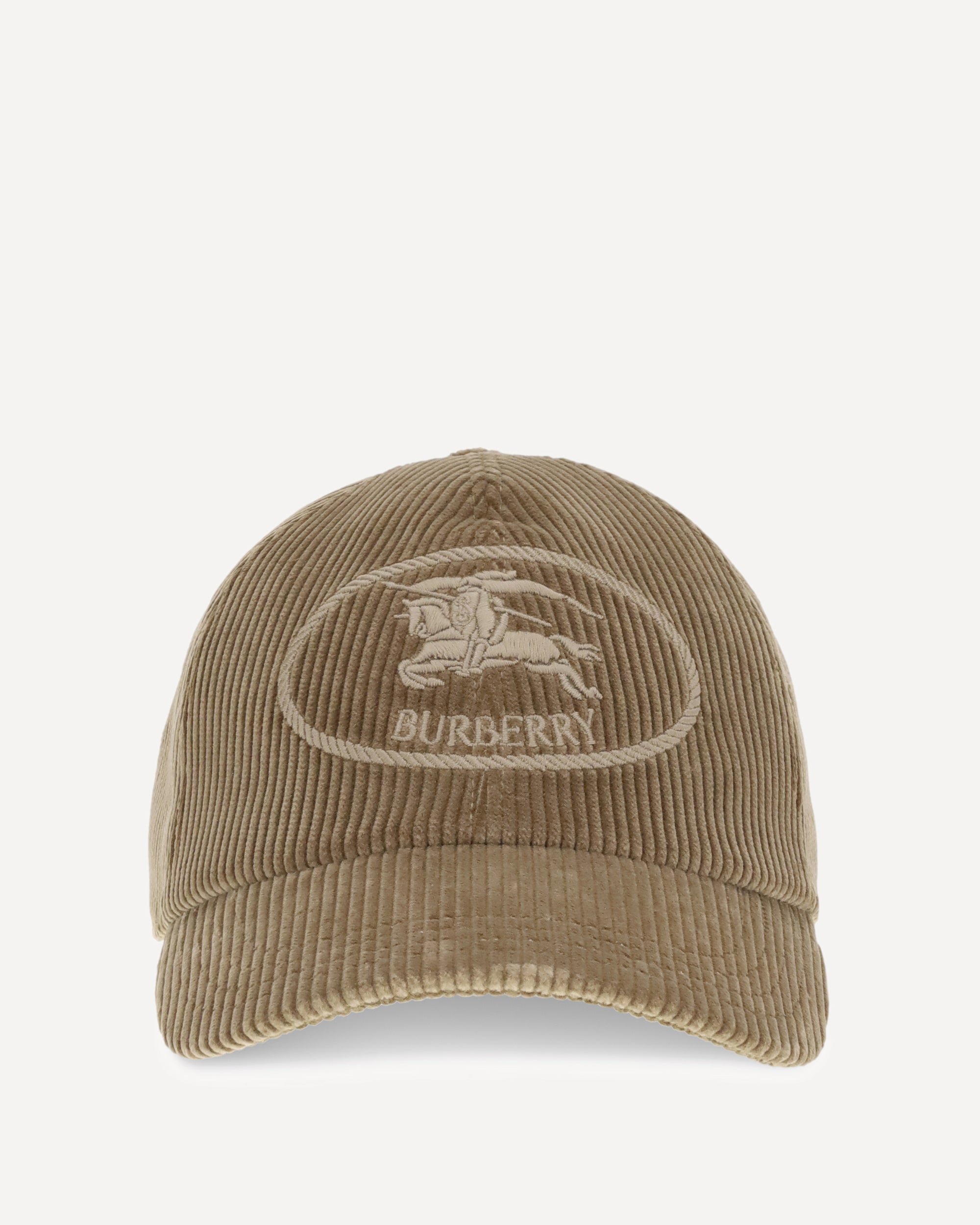 BURBERRY Corduroy Baseball Hat BEIGE | Base Blu