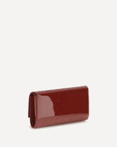 Bettina patent leather chain Wallet - RED | Base Blu