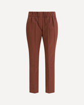 Pantaloni in cotone  - ROSSO | Base Blu