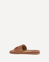 Raffia Sandals - BROWN | Base Blu