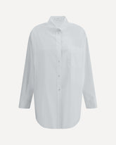Victoria oversized Shirt - WHITE | Base Blu