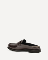 Sabot Loafers - BROWN | Base Blu