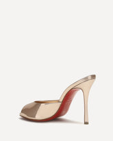 Mules Me Dolly in satin - ORO | Base Blu