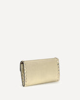 Rockstud chain Wallet - GOLD | Base Blu