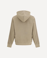 Check Hoodie with drawstrings - GREEN | Base Blu