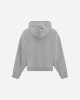 Cotton zip-up Hoodie - GREY | Base Blu