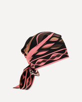 Bandana a Triangolo in seta con stampa Dune - MULTICOLORE | Base Blu
