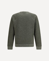 Cotton crew neck Sweatshirt - GREEN | Base Blu