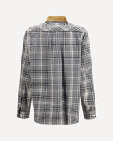 Check flannel Shirt - GREY | Base Blu