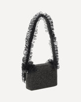 Crystal Lace Shoulder Bag - BLACK | Base Blu
