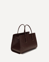 Borsa Tote Barbara  - MARRONE | Base Blu