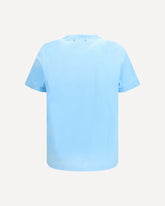 Cotton Printed T-Shirt - LIGHT BLUE | Base Blu