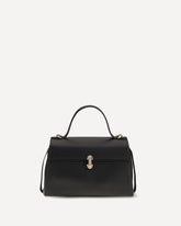 Borsa a Mano Soft Symmetry in pelle - NERO | Base Blu