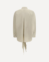 Romy Shirt with knot - BEIGE | Base Blu