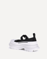 Ballerine in pelle e gomma - NERO | Base Blu