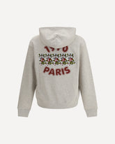 ‘KENZO Wild Tiger’ embroidered design Hoodie - GREY | Base Blu