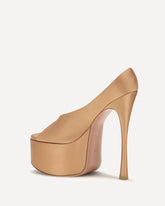 Anok Plateau Pumps - BEIGE | Base Blu