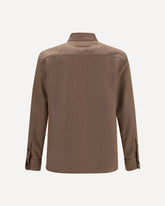 Wool Ovs-overshirt - BROWN | Base Blu