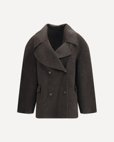 Neil wool cashmere Jacket - BROWN | Base Blu